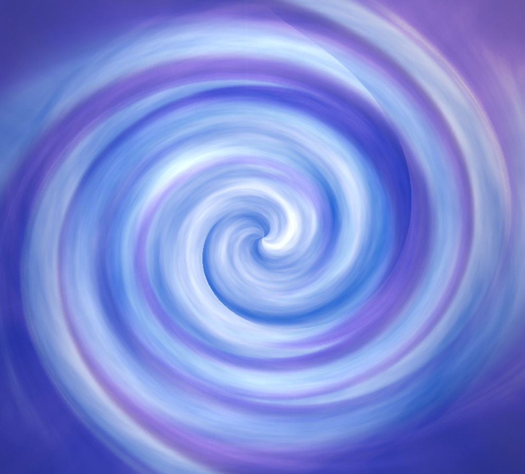 whirlwind blue and purple swirls