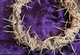 crown of thorns and purple robe