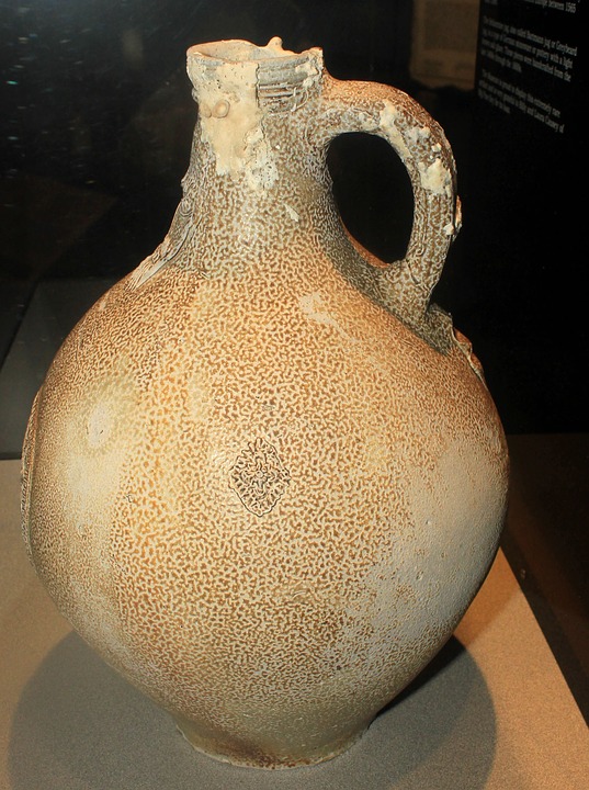ancient clay vessel for pouring