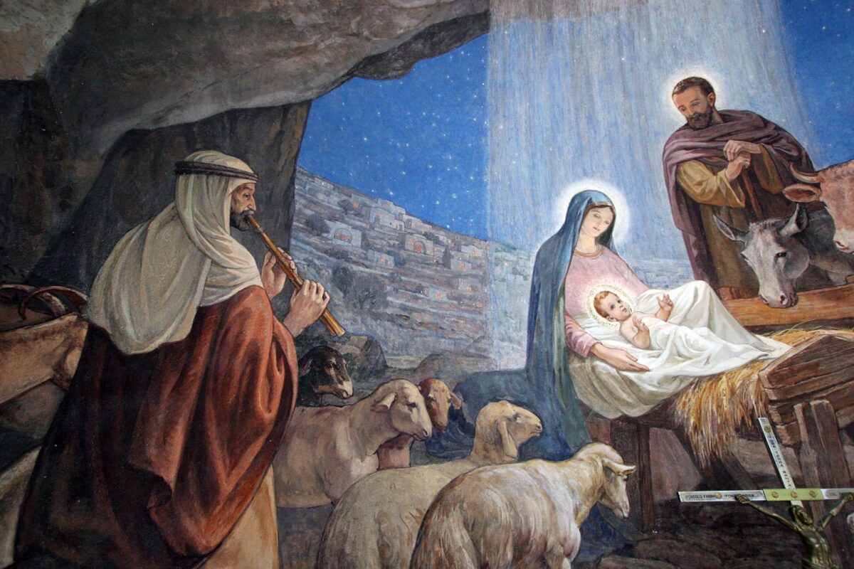 Shepherds at Jesus' birth